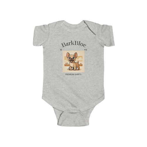 Cute Dog-Themed Infant Bodysuit, Baby Shower Gift, Eco-Friendly, New Parent Must-Have, BarkBloc Baby Wear